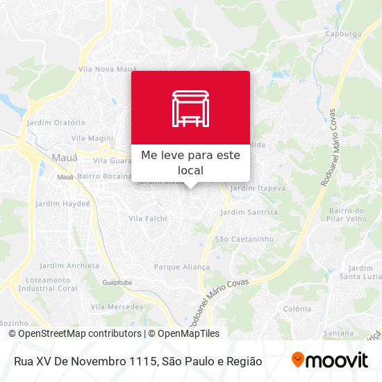 Rua XV De Novembro  1115 mapa