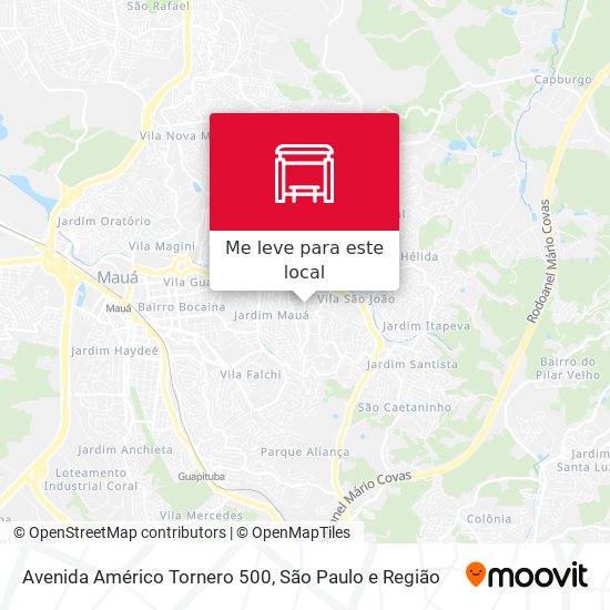 Avenida Américo Tornero 500 mapa
