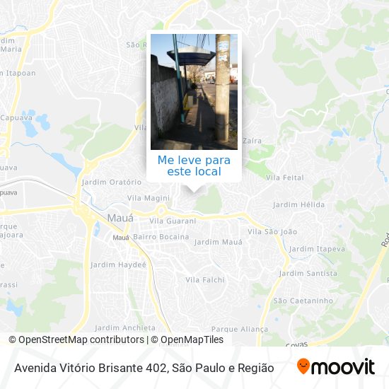 Avenida Vitório Brisante 402 mapa