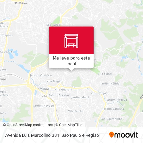 Avenida Luís Marcolino 381 mapa