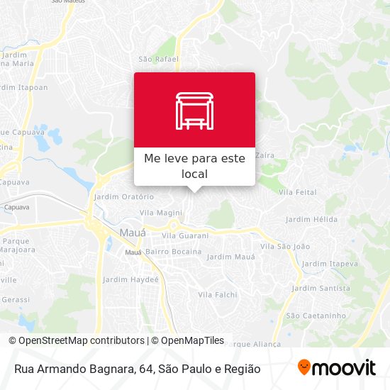 Rua Armando Bagnara, 64 mapa