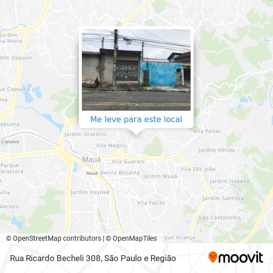 Rua Ricardo Becheli 308 mapa