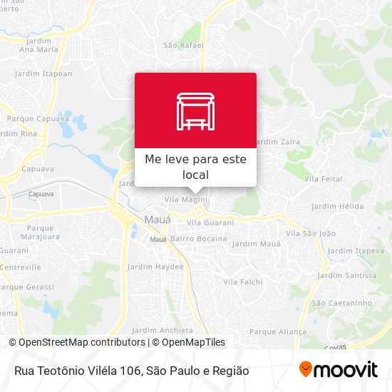 Rua Teotônio Viléla 106 mapa