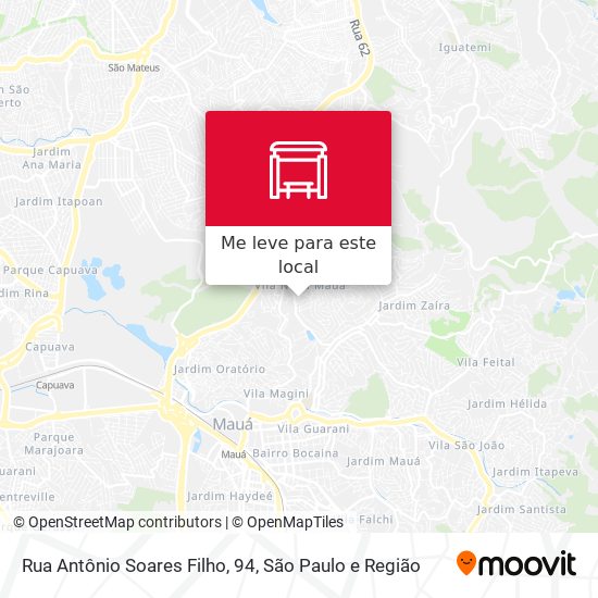 Rua Antônio Soares Filho, 94 mapa