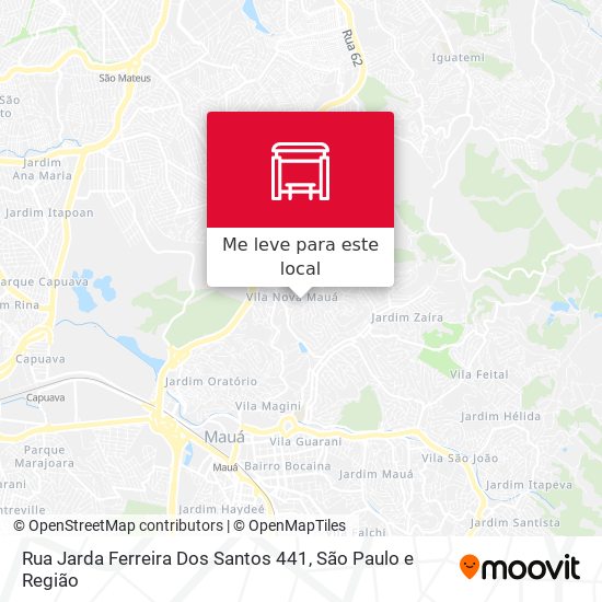 Rua Jarda Ferreira Dos Santos 441 mapa