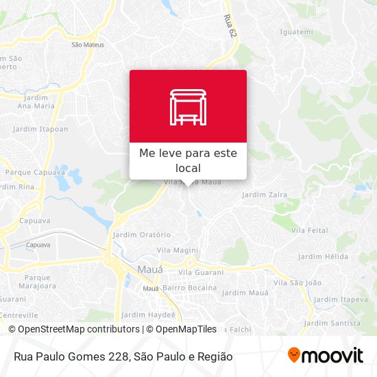 Rua Paulo Gomes 228 mapa