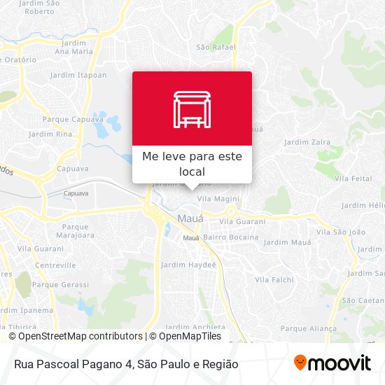 Rua Pascoal Pagano 4 mapa