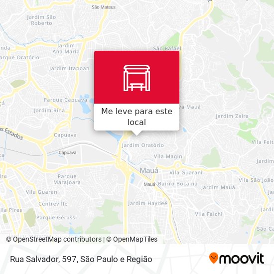 Rua Salvador, 597 mapa