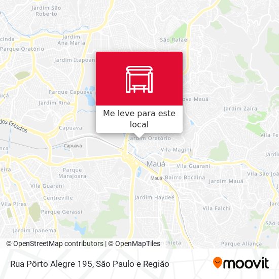 Rua Pôrto Alegre 195 mapa