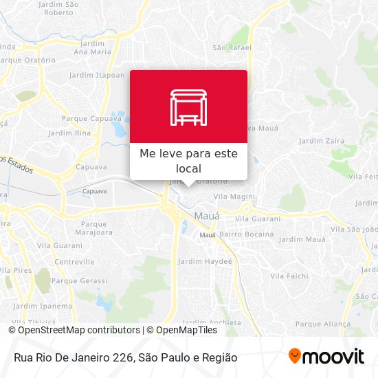 Rua Rio De Janeiro 226 mapa