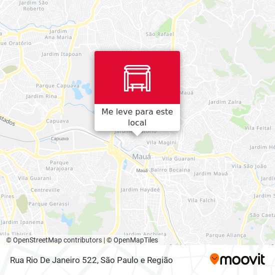Rua Rio De Janeiro 522 mapa