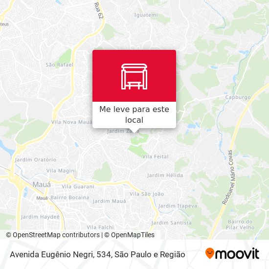Avenida Eugênio Negri, 534 mapa