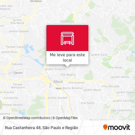 Rua Castanheira 48 mapa