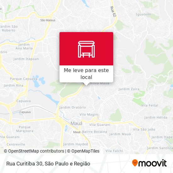 Rua Curitiba 30 mapa