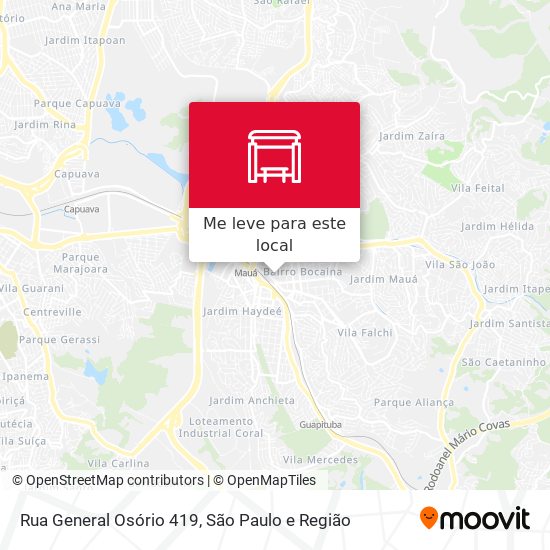 Rua General Osório 419 mapa