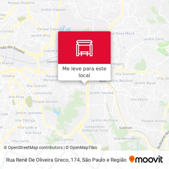 Rua Renê De Oliveira Greco, 174 mapa