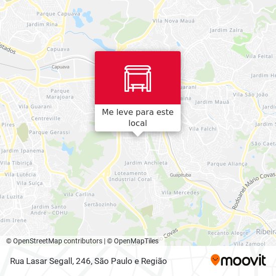 Rua Lasar Segall, 246 mapa
