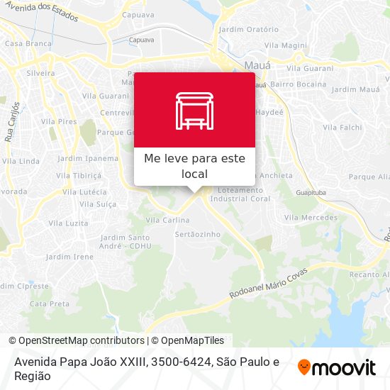 Avenida Papa João XXIII, 3500-6424 mapa