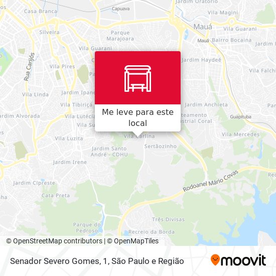 Senador Severo Gomes, 1 mapa