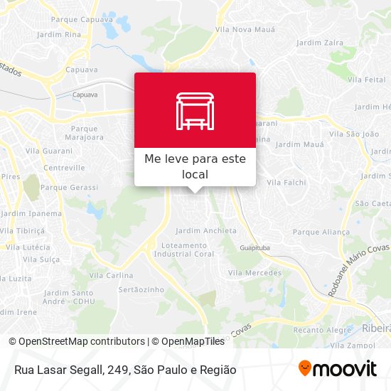 Rua Lasar Segall, 249 mapa