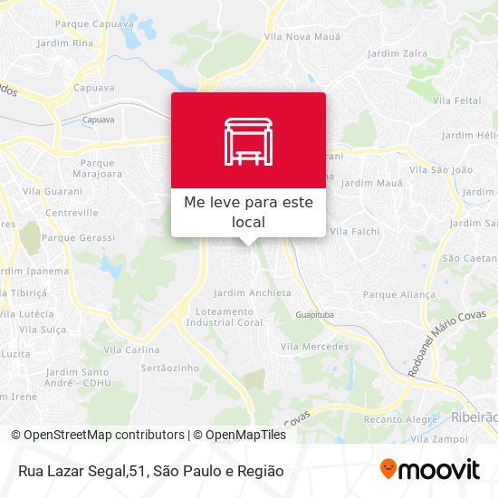 Rua Lazar Segal,51 mapa