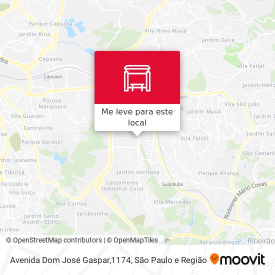 Avenida Dom José Gaspar,1174 mapa
