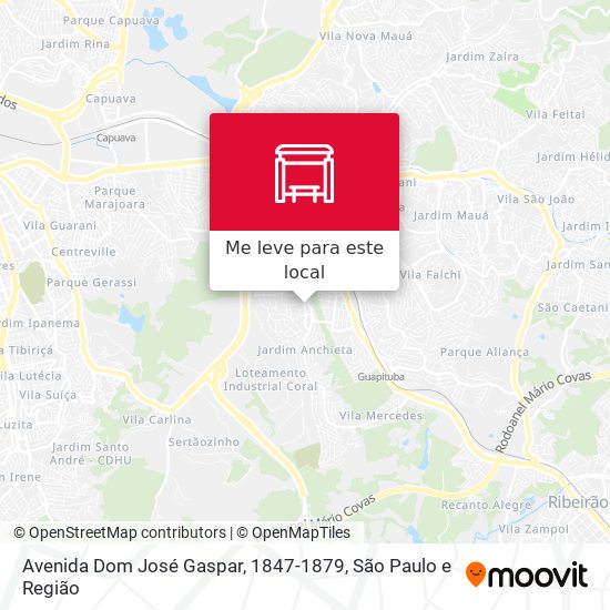 Avenida Dom José Gaspar, 1847-1879 mapa