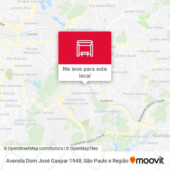 Avenida Dom José Gaspar 1948 mapa