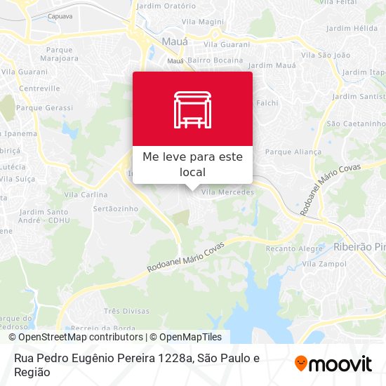 Rua Pedro Eugênio Pereira 1228a mapa