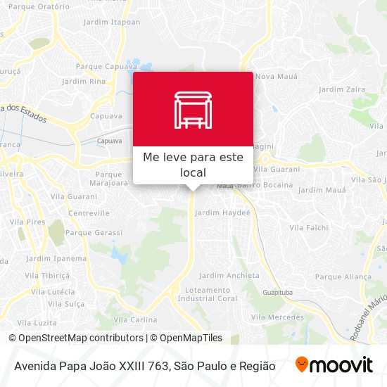 Avenida Papa João XXIII 763 mapa