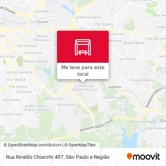 Rua Rinaldo Chiarotti 407 mapa
