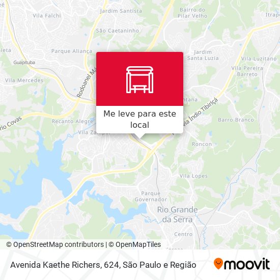 Avenida Kaethe Richers, 624 mapa