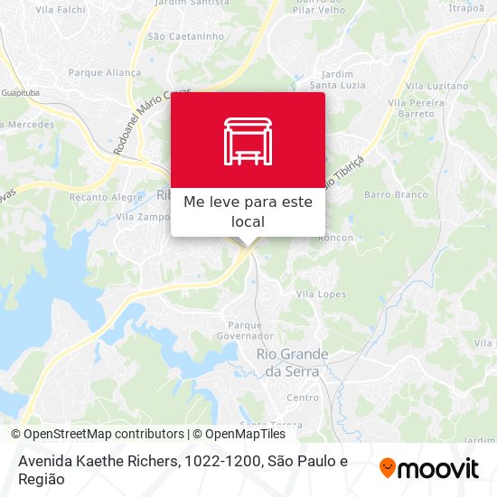 Avenida Kaethe Richers, 1022-1200 mapa