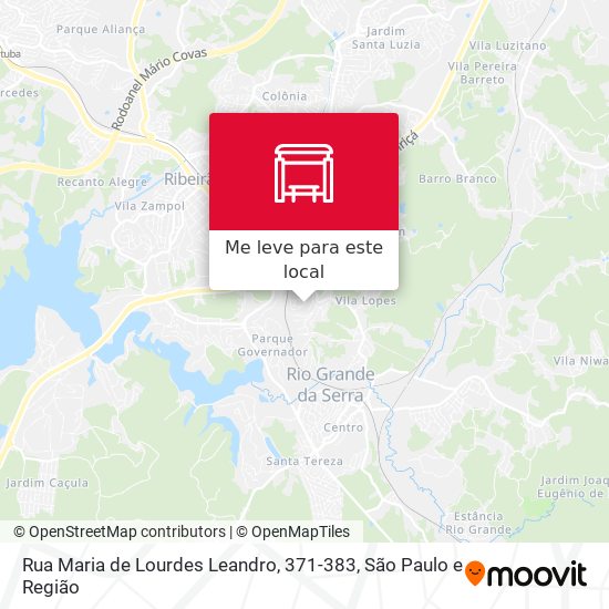 Rua Maria de Lourdes Leandro, 371-383 mapa
