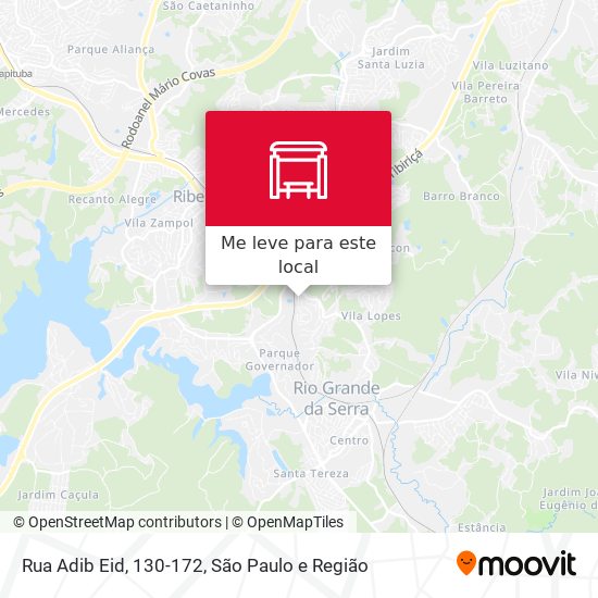 Rua Adib Eid, 130-172 mapa