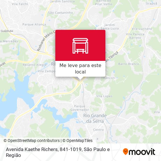 Avenida Kaethe Richers, 841-1019 mapa