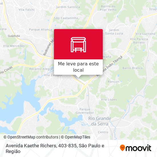 Avenida Kaethe Richers, 403-835 mapa