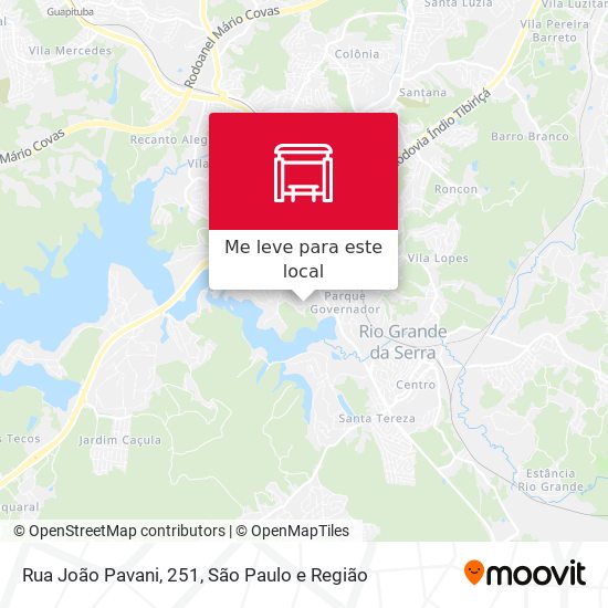 Rua João Pavani, 251 mapa