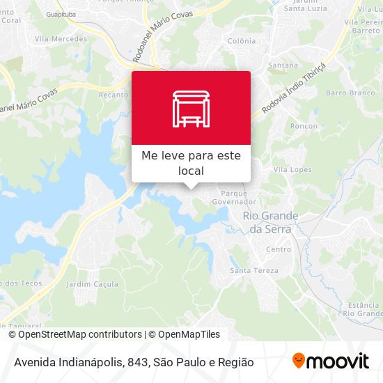 Avenida Indianápolis, 843 mapa
