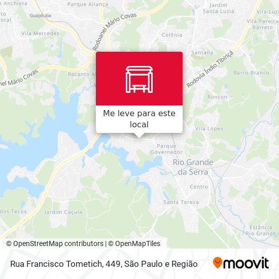Rua Francisco Tometich, 449 mapa