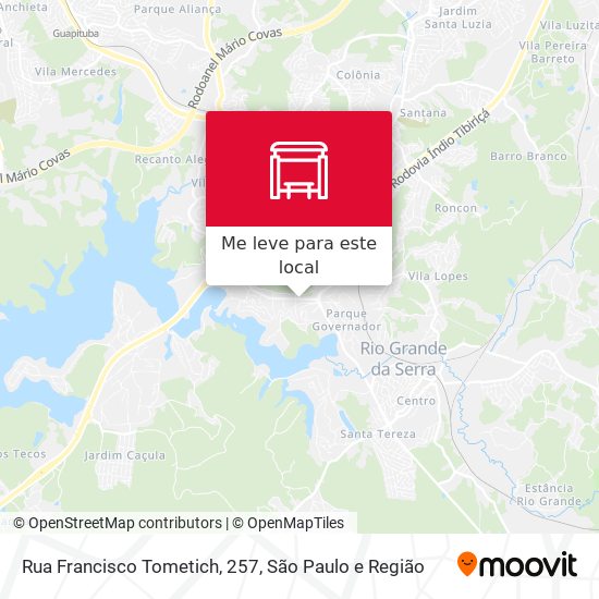 Rua Francisco Tometich, 257 mapa