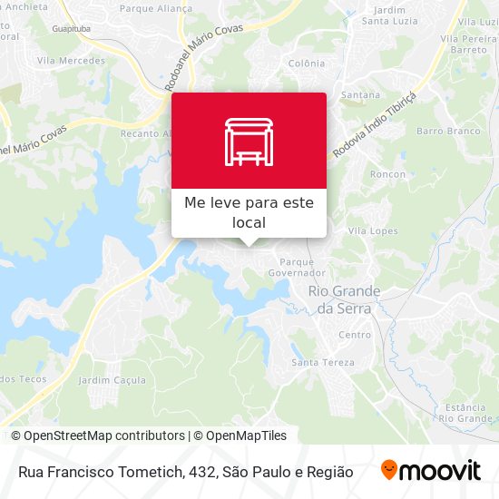 Rua Francisco Tometich, 432 mapa
