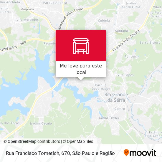 Rua Francisco Tometich, 670 mapa