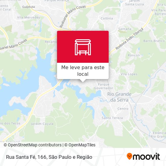Rua Santa Fé, 166 mapa