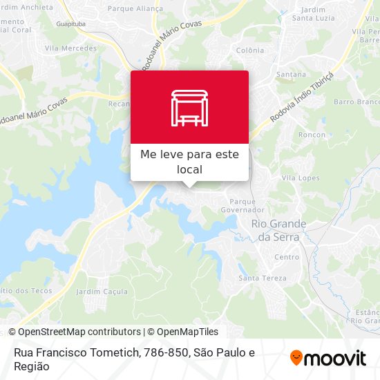 Rua Francisco Tometich, 786-850 mapa