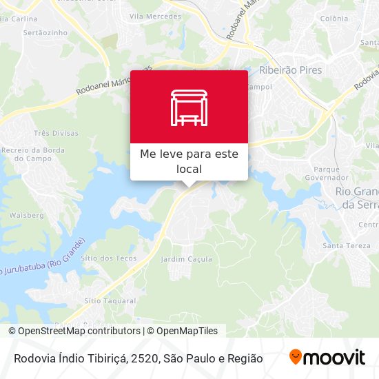 Rodovia Índio Tibiriçá, 2520 mapa