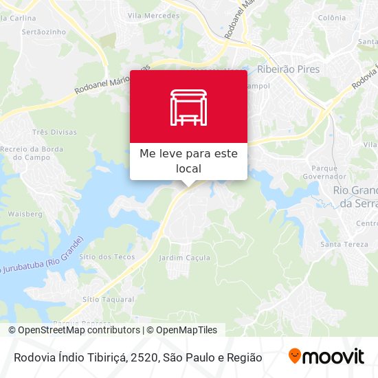 Rodovia Índio Tibiriçá, 2520 mapa