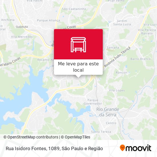 Rua Isidoro Fontes, 1089 mapa
