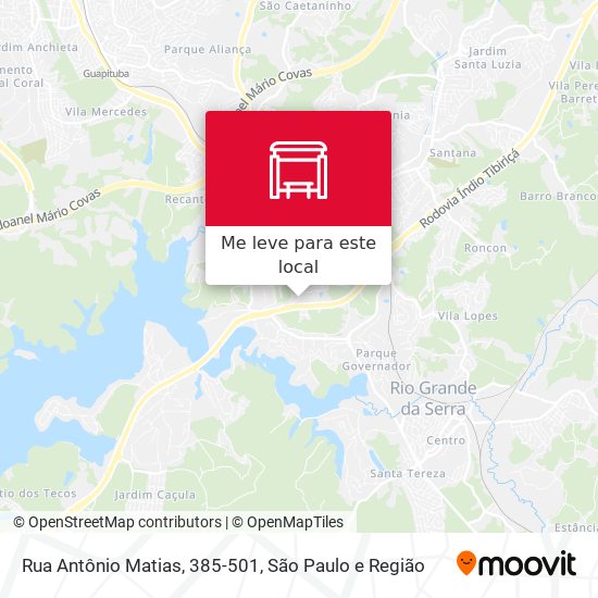 Rua Antônio Matias, 385-501 mapa