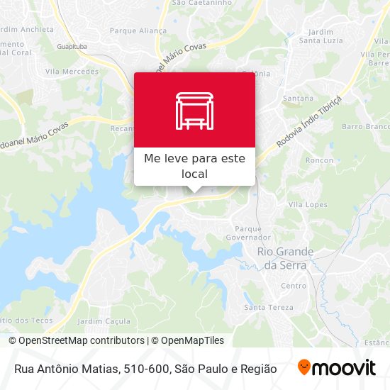 Rua Antônio Matias, 510-600 mapa